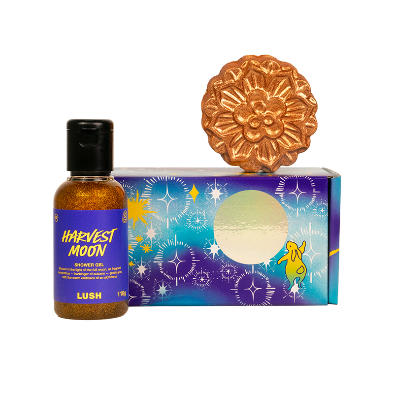 Lush Luna Serenade gift set with Mooncake bath bomb - British product