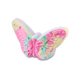 Lush butterfly bath bomb with pastel colours (British brand)