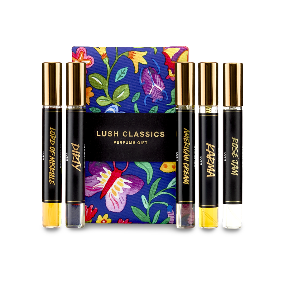 Lush perfume discovery box, five 10ml fragrances, imported from the UK