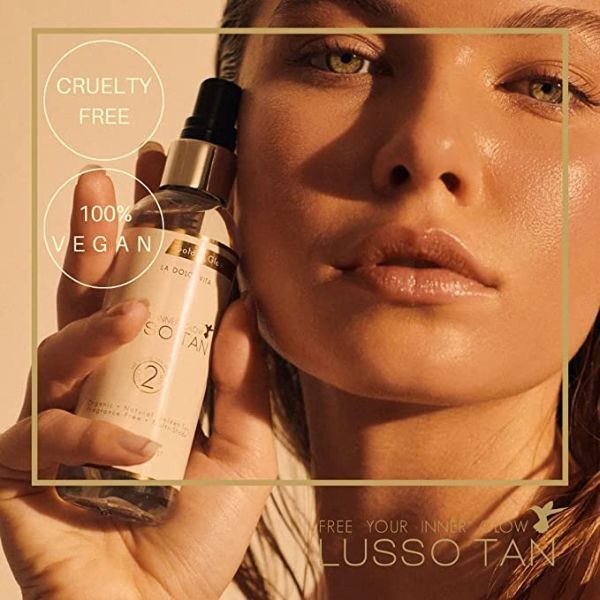 Lusso Tan Golden Glow Face &amp;amp; Hand Tanning Mist 100ml