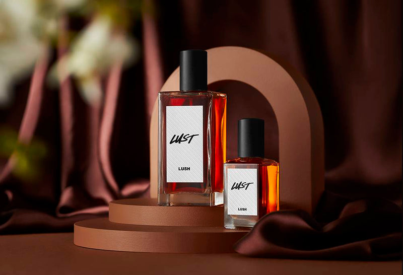 Perfume Lust rose and jasmine fragrance (British brand)