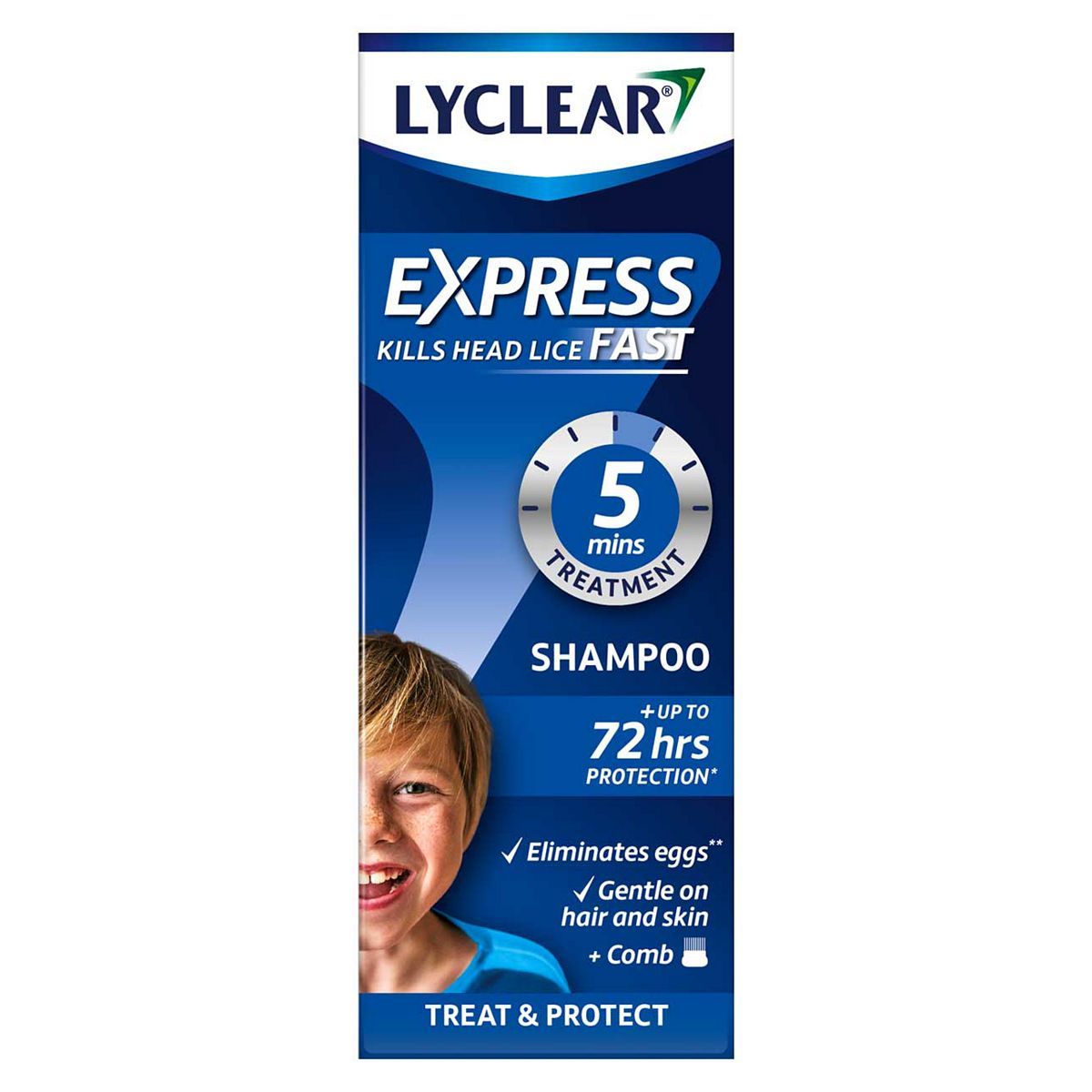 Lyclear Express Treat &amp;amp; Protect Head Lice Shampoo 200ml
