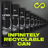 Lynx Black דאודורנט ספריי גוף 250 מ"ל