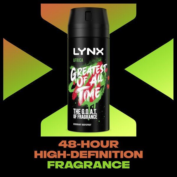 Lynx Deodorant Aerosol Bodyspray Africa 150ml