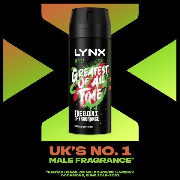 Lynx Deodorant Aerosol Bodyspray Africa 150ml