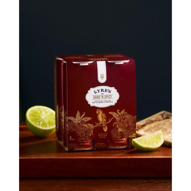 Lyre's Dark 'N Spicy 4 x 250ml