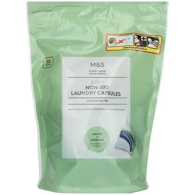 M&amp;amp;S 3 in 1 Non-Bio Laundry Capsules   30 per pack