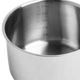 M&amp;amp;S 3 Piece Stainless Steel Pan Set Silver