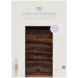 M&amp;amp;S 4 Chocolate Eclairs   175g