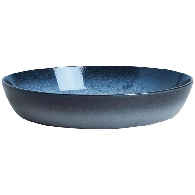M&amp;amp;S Amberley Reactive Pasta Bowl Navy