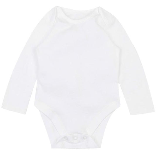 M&S Baby Cotton Long Sleeve Bodysuits 7 Pack White
