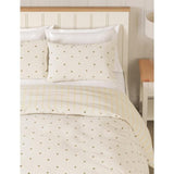 M&amp;amp;S Bee Stripe Bedset Single- King Ochre