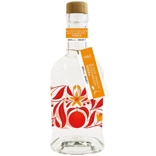M&amp;amp;S Blood Orange &amp;amp; Cranberry Vodka   50cl