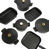 M&amp;amp;S Chef Cast Aluminium Roaster Charcoal 34cm