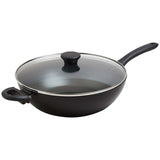 M&amp;amp;S Collection Aluminium 30cm Large Non-Stick Wok One Size Black
