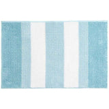 M&amp;amp;S Collection Bobble Striped Bath Mat Duck Egg