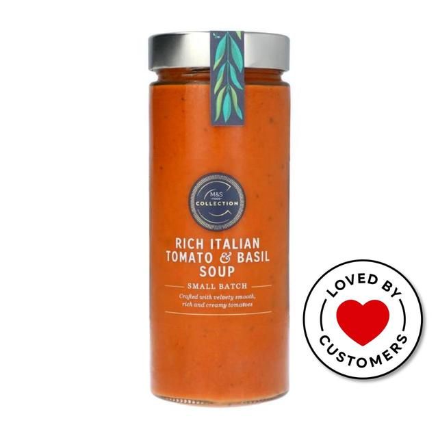 M&S Collection italiensk tomat- og basilikumsuppe 580g
