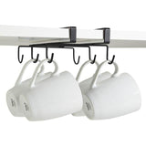 M&amp;amp;S Collection Wire Under Shelf Cup Rack One Size Black
