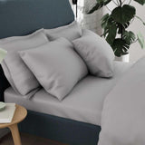 M&amp;amp;S Cotton Rich Pillowcases Silver Grey   2 per pack