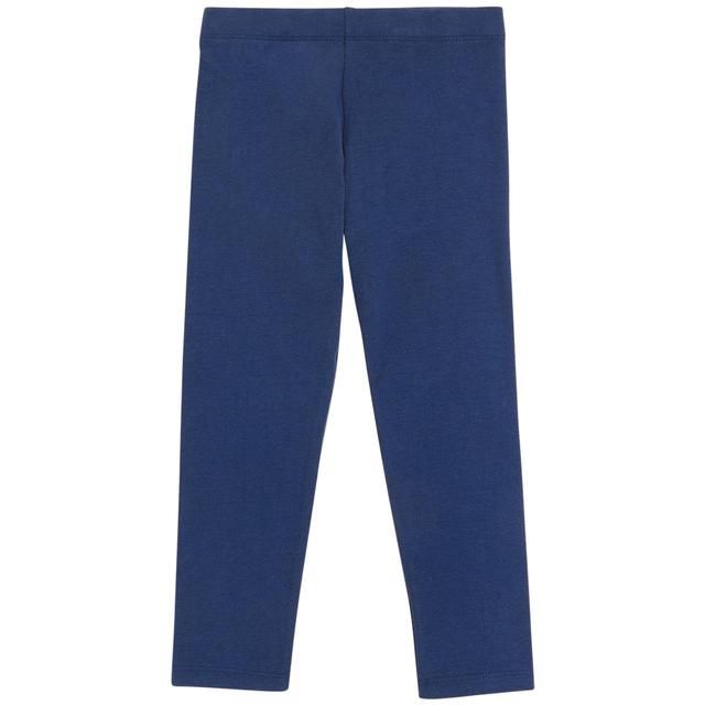 M&amp;amp;S Cotton Rich Plain Leggings 2-7 Years Dark Navy