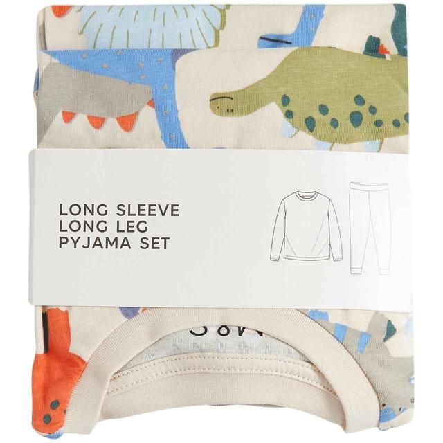 M&amp;amp;S Dino Pyjamas 2-7 Years Calico