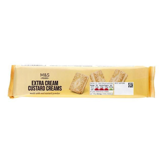 M&S Extra Cream Custard Creams   175g