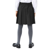 M&amp;amp;S Girls 2pk Black Crease Resistant School Skirts 4-14 Years