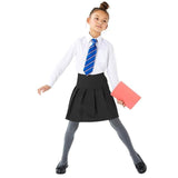 M&amp;amp;S Girls 2pk Black Crease Resistant School Skirts 4-14 Years