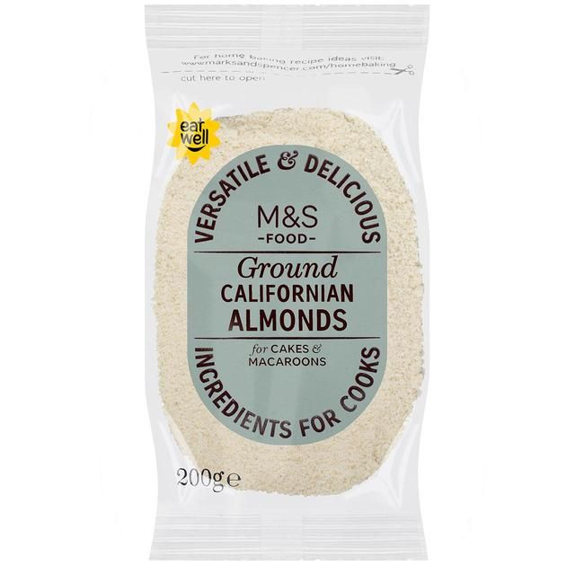M&S malte kaliforniske mandler 200g