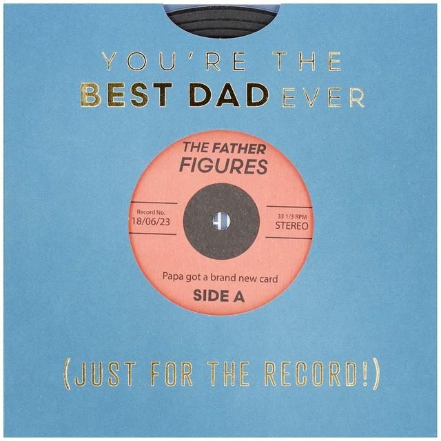 M&amp;amp;S Just For The Record Father's Day Card