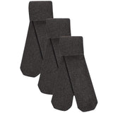 M&amp;amp;S Kids Body Sensor School Tights 3 Pack Grey