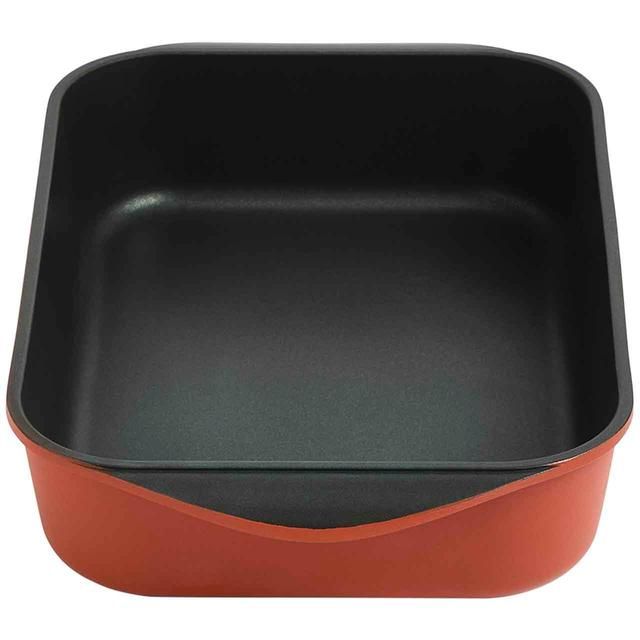 M&amp;amp;S Large Cast Aluminium Roaster Terracotta