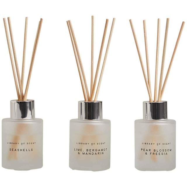 M&S Library of Scent סט של 3 מיני מפיצים לבן 3 בחבילה