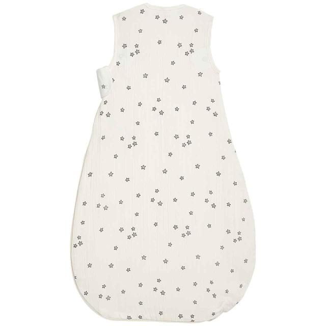 M&amp;amp;S NB U 1.0T Star Muslin Sleeping Bag 0-36 Months White Mix