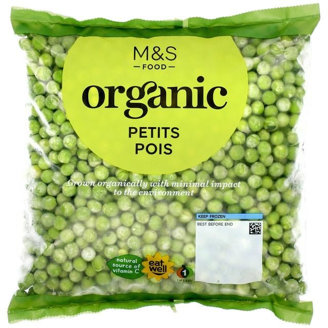 M&S Organic Petits Pois Frozen   500g