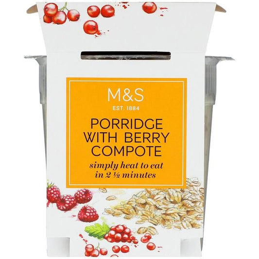 M&S Porridge with Berry Compote   350g
