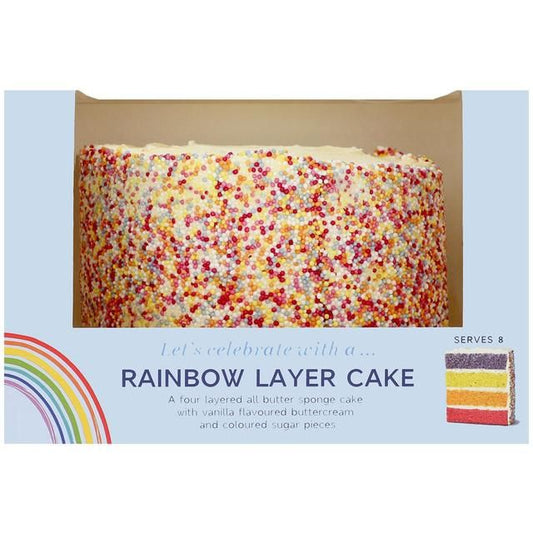 M&S Rainbow Layer Cake   690g