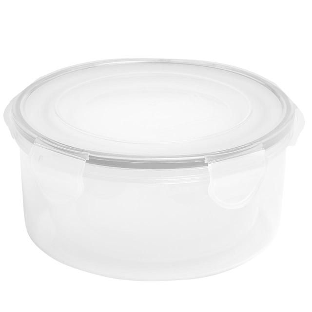 M&amp;amp;S Round Clip Storage Containers Grey   3 per pack