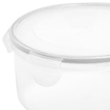 M&amp;amp;S Round Clip Storage Containers Grey   3 per pack