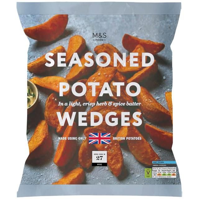M&amp;amp;S Seasoned Potato Wedges Frozen   1kg