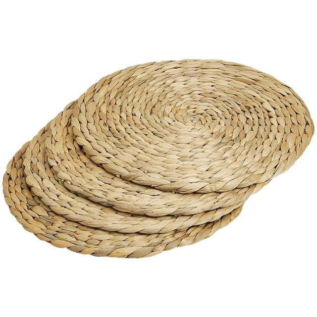 M&amp;amp;S Set of 4 Natural Water Hyacinth Placemats