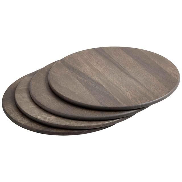 M&amp;amp;S Set of 4 Wooden Placemats Natural   4 per pack