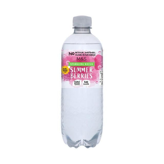 M&S Sparkling Summer Berries Water   500ml