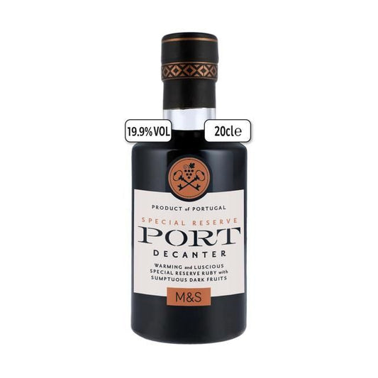 M&S Special Reserve Port Decanter   20cl