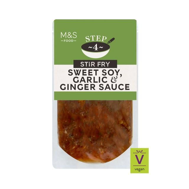 M&amp;S søt soya hvitløk &amp; Ingefærsaus 150 g