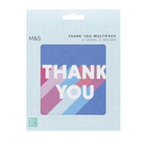M&amp;amp;S Thank You Card Pack   6 per pack