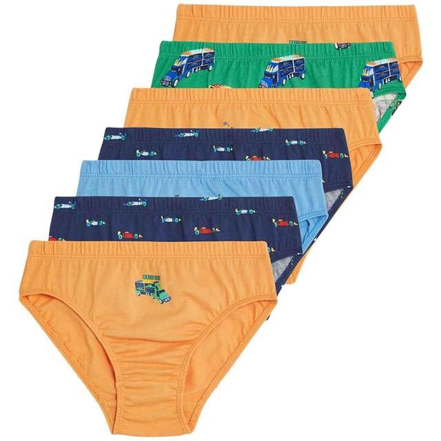 M&amp;amp;S Transport Briefs 7 Pack 2-8 Years