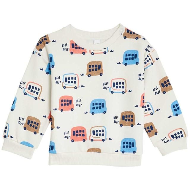 M&amp;amp;S Transport Sweater 0 Months-3 Years Cream