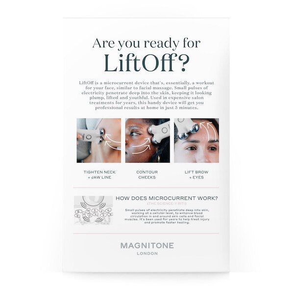 MAGNITONE LiftOff Facial Lift and Toning Device Grey