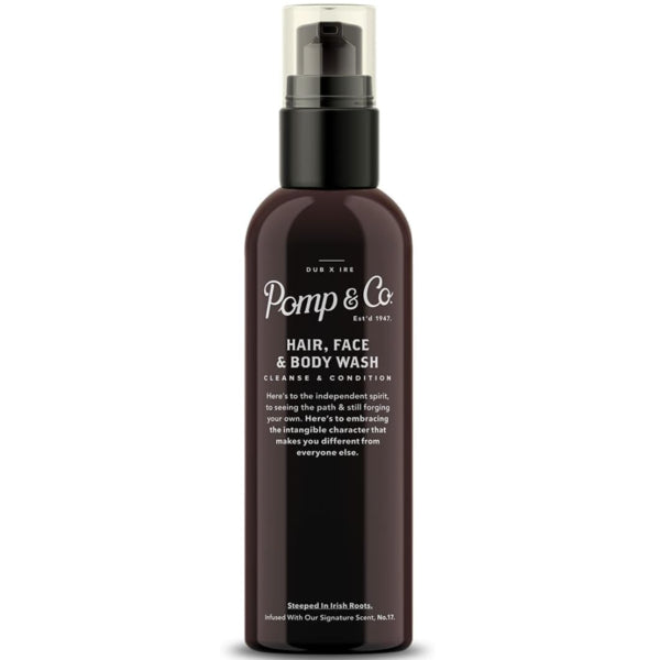 Pomp & Co Hair Face & Body Wash For Men, Signature Scent 100ml